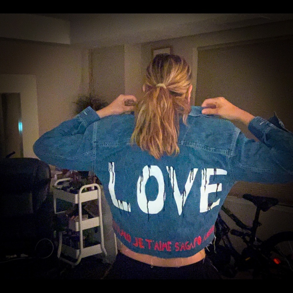 Custom Painted Denim